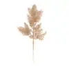 Decorações de Natal 27cm galhos com glitter agulhas de pinheiro artificiais folha de ouro cipreste folhas de pinheiro glitter dourado arranjo de árvore de Natal