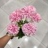 Crisantemo Simulado Qingming Crisantemo Simulado Transfronterizo Crisantemo de Bola Pequeña de Siete Cabezas Crisantemo de Bola Pequeña Simulado Arreglo Floral de Crisantemo Especialmente Diseñado para Fotografía de Bodas