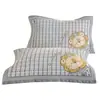 Funda de almohada de algodón de gasa, funda de almohada absorbente de sudor para adultos, funda de almohada de gasa engrosada para uso doméstico, juego de dos, diseñada para adaptarse al cuello y prevenir la presión en la cabeza