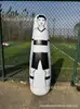 Juguete Tumbler de Pared Humana Inflable Equipo Portátil de Entrenamiento de Fútbol Columna de Golpeo Inflable de Maniquí de Obstáculo