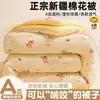 Colcha de algodão Xinjiang grau A para maternidade e infantil, espessa e quente, colcha de inverno, enchimento de colcha de algodão, colcha de primavera e outono para dormitório estudantil, colcha de ar condicionado