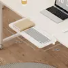 Tablero de Extensión para Escritorio Oficina Escritorio Perforación-Gratis Ampliación Extensión Artefacto Escritorio de Computadora Plegable Bandeja para Teclado