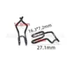 Clip metálico de conexión para fijación de panel decorativo Ford, Dodge, Chrysler Gancho de conexión 358470 1900654