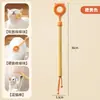 Caña de juguete para rascar y masajear gatos, juguete interactivo multifuncional, juguete retráctil de doble cara para gatos, adecuado tanto para gatos adultos como para gatitos