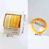 Cuerda para el Cabello sin Costuras de Color Caramelo para Mujer, Simple Elegante, Goma para el Cabello, Banda Elástica Redonda de Alta Elasticidad para el Cabello