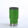 Suministro transfronterizo taza de cerveza brasileña de 14 oz acero inoxidable con abridor de botellas almacenamiento en frío lata pintada en aerosol taza portátil con aislamiento al vacío