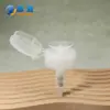 Fornecimento de Bomba Dispenser de Removedor de Esmalte Tipo Pressão PP Plástico 33-410 Tampa Flip-Top Transparente Bomba Vermelha Removedora de Maquiagem Bomba Removedora de Maquiagem Bomba de Óleo Removedor de Maquiagem