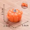 Micro-paisagem Desenho Animado Simulação Abóbora Pequeno Pote de Ferro Casa de Bonecas Cenário Acessórios Decorativos DIY Mini Enfeites de Mesa