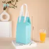 Bolsas Térmicas Descartáveis Não Tecidas Prontas, Bolsas Personalizadas para Catering, Sacolas de Mão para Churrasco, Chá de Leite, Café e Bebidas Geladas