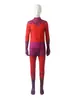 Halloween X-Men '97 Disfraz X-Men Magneto Cos Ojo Láser Ajustado Fénix Mono para Mujer
