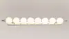 Luz LED frontal para espejo de lavabo de baño, tocador minimalista retro japonés, lavabo, lámpara de pared giratoria para iluminación de cuadros