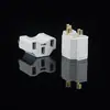 Terminal de Enchufe Integrado Blanco Accesorios para Enchufe de Alimentación Terminales de Cableado Soporte de 3 Núcleos Marco Interior Ranura Poco Profunda Sufijo de Pin Venta al por Mayor