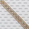Cadena de Pedrería Super Flash Código Pegamento Termofusible Diamante de Resina DIY Hecho a Mano Equipaje Material de Zapato Ropa Bolsas de Zapatos Tira Cadena de Diamante Pegatina