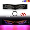 Luz Dinámica Ojo de Diablo USB para Coche Transfronteriza Pegatina para Coche Pantalla LED Camión Coche Luz para Parabrisas Delantero y Trasero