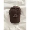 Boné de Baseball Bordado com Letra Estilo Luo Yuxiao para Mulheres, Novo Boné de Topo Macio com Aba Curva 2026 Primavera para Homens, Faz o Rosto Parecer Menor