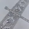 Em estoque Malha Ouro Renda Bordado Contas Faixa Estilo Étnico Cor Acessórios de Vestuário Fita