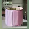 [Cubo de Baño Plegable Plus Algodón] Cubo de Baño Plegable para Adultos, Cubo de Baño de Cuerpo Completo, Cubo de Baño Plegable y Portátil