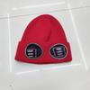 Sombreros de Piloto de Otoño e Invierno para Hombre y Mujer, Decoración de Gafas, Gorros de Punto de Lana, Gafas de Esquí Toad para Pareja, Gorros de Invierno de Punto, Modernos