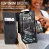 Funda para Teléfono Plegable Apple 17Pro Funda de Cuero con Ranura para Tarjeta Iphone16 Funda Protectora con Sensación de Piel Samsung S25Fe