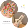Grampo de Cabelo Flor Estrela Cor Doce Grampo Suco Doce Dopamina Presilha Lateral Presilha Para Franja Presilha Para Testa Cabelo Quebrado BB Clip