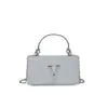 Bolso de mano totalmente de diamantes en forma de V para mujer, bolso de hombro versátil de moda de alta gama para la noche, nuevo bolso cruzado de lujo ligero transfronterizo