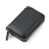 Bolsa para Tarjetas de Organizador de Piel de Vaca de Capa Superior Portatarjetas Múltiples Anti-Magnético RFID Antirrobo Estuche para Tarjetas de Crédito Bolsa para Tarjetas Femenina