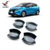 Adecuado para Nissan 21 Note E13 Tazón de Puerta Exterior Modificado Anti-Rayaduras Fibra de Carbono Decorativo Cubierta Protectora Especial