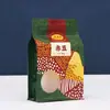 Bolsa para Empaque de Snacks, Bolsa de Sellado al Vacío de Ocho Lados, Bolsa con Cierre de Dátil Rojo, Bolsa Metalizada al Vacío, Bolsa de Sellado para Té de Nueces