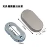04 Acessórios de Fechadura à Prova de Fogo em Aço Inoxidável Fechadura Dividida Tampa Decorativa Tampa Protetora Tampa de Fechadura Grande Cabaça Acessórios para Fechadura de Porta Fechadura Falsa