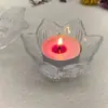 Portavelas de té estilo nórdico retro, Taza para velas de té de aromaterapia, Portavelas de pétalos, Decoración de ambiente para mesa de hotel y boda