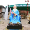 Estátua de Buda Bodhisattva Rei da Medicina Sol Sijun Estátua da Vida Huaha Estátua de Buda de Resina 88cm 1,46m 1,8m