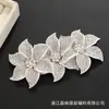 Parches de Flor con Pedrería Estilo Coreano, Hebillas para Zapatos, Flores para Zapatos, Accesorios Decorativos DIY, Accesorios de Joyería con Forma de Flor de Pedrería Tridimensional