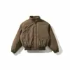 Yidao Roupas Vintage 2026 Inverno Novo Japonês Retrô Cor Sólida Quente Gola Alta 90 Penas de Pato Branco Jaqueta Curta de Penas
