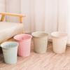 Lixeira de Rattan, Cesto de Papel Oco Espessado, Cesto de Armazenamento, Lixeira de Escritório, Lixeira Grande para Aparas de Papel, Cesta de Armazenamento Atacado