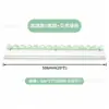 Empujador de fichas de mahjong de acrílico de alta transparencia en stock con base plana y succión magnética, organizador de cartas para uso doméstico con bordes ondulados rectos