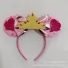 Diadema Congelada Diadema Orejas de Mickey Diadema Copo de Nieve Lazo Lentejuelas Diadema Infantil Congelada