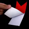 Adesivos Refletivos em Cristal com Formato de Seta Vermelho e Preto, Fita Refletora para Carroceria de Veículo, Placas de Trânsito, Linhas de Alerta de Incêndio