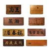 Placa de Madera Maciza, Letrero de Tienda Estilo Antiguo, Placa de Puerta de Couplet Creativa con Forma de Arco de Madera de Olmo, Tabla de Madera con Texto Grabado para Uso en Exteriores