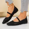 Comercio Exterior Nuevo Talla Grande Encaje Malla Punta Puntiaguda Planos Planos para Mujer Transpirables Casual Dulces Perezosos Poco Profundos Zapatos de Trabajo