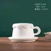 Tazas de Cerámica Lisa de Jingdezhen para Cerámica DIY, Tazas de Arcilla Blanca de Color Bajo Esmalte para Pintura a Mano, Tazas en Blanco de Arcilla Blanca Alta