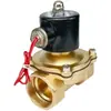 Válvula de Latão 220V Válvula de Água Válvula de Ar 24V Válvula de Controle Válvula Solenoide de Liberação de Água 4 Pontos 6 Pontos 1 Polegada Válvula de Bateria Dn20Dn25