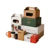 Ventas Directas de Fábrica de Cajas de Color, Cajas de Regalo, Cajas de Papel Kraft, Cajas de Cartón Corrugado Tipo Avión, Cajas de Regalo para Pasteles, Personalización en Pequeñas Cantidades