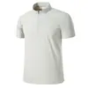 Camisa Polo Meishida 2026 Verano de Seda Helada Elástica de Secado Rápido con Mangas Cortas y Cuello Camisero Transpirable Versátil para Hombre
