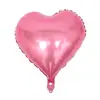 Globo de Película de Aluminio con Forma de Corazón de 18 Pulgadas al por Mayor Habitación de Boda Fiesta de Cumpleaños Globo de Amor Patrón Grabado Globo de Película de Aluminio