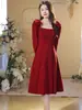 Vestido de Hada Nuevo de Invierno de Manga Larga 2026, Vestido de Princesa Petite, Se Puede Usar Casual en Casa, Vestido Elegante