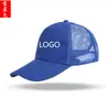 Gorra de publicidad puntual estilo neutro gorra de malla de lona de verano gorra con logo estampado sombrero de sol para viajar gorra de pico para estudiante