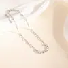 Tobillera de Plata de Ley S925 Plata Rota Accesorios de Tobillo para Niñas Tobillera de Plata Rota Moda Sexy de Gama Alta Accesorios para Pies de Verano