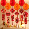 Ventas directas del fabricante: Colgantes decorativos para el Festival de Medio Otoño y el Día Nacional, artículos para crear ambiente, colgantes de papel de dibujos animados creativos para decoración de centros comerciales