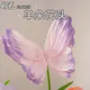 Florero Decorativo de Papel Gigante Flor de Papel Floral Amapola Ventana Boda Flor Falsa Boda Habitación de Boda Alambre Grande