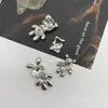 Acessórios Originais de Urso Fofo Liga Doce Cool Rosa Diamante Personalidade Joias Grampo de Cabelo Retrô Adereço de Cabeça Sapatos com Furo Material de Flor